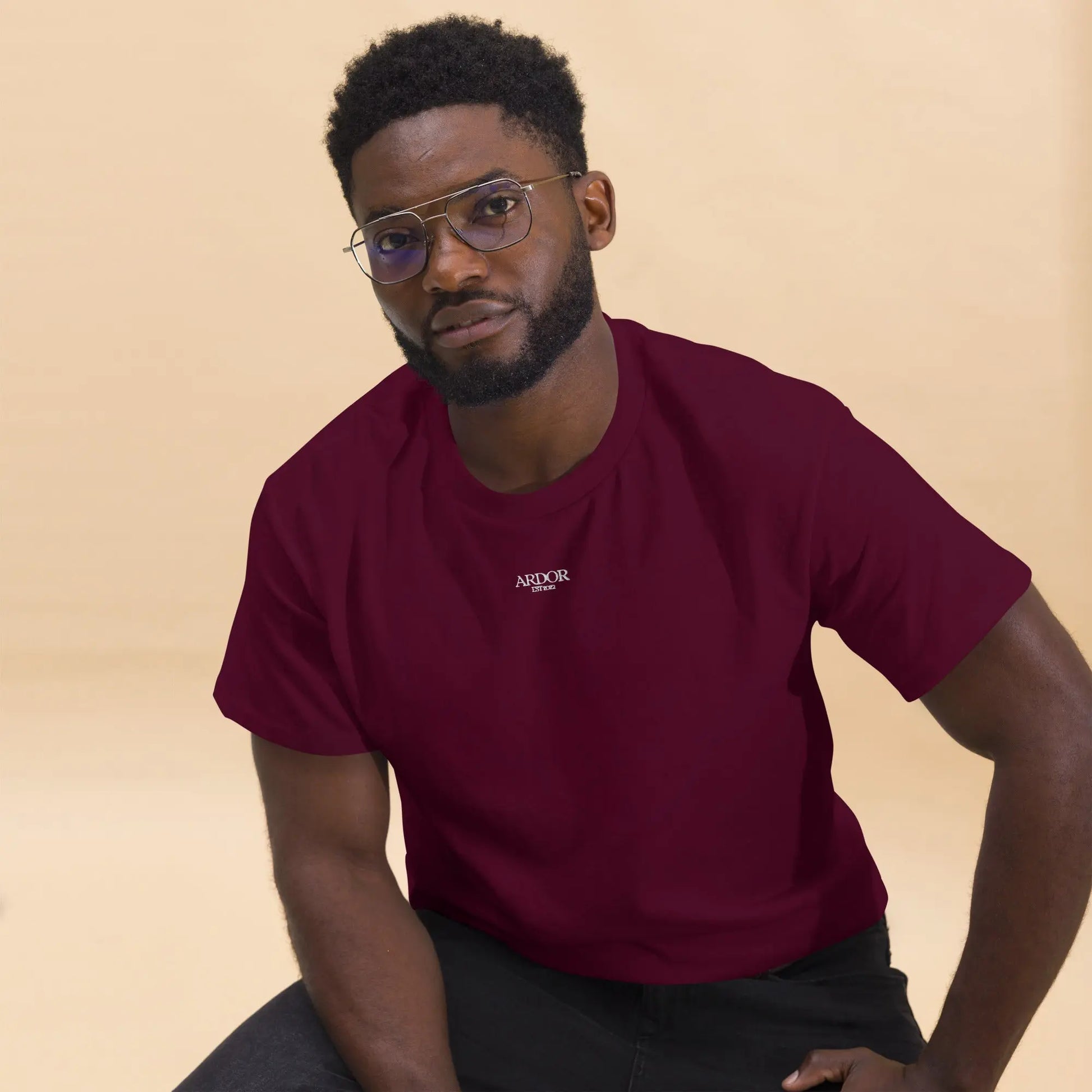 Ardor Arback Classic Tee - Maroon - Ardor